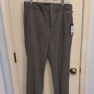 New Gray Pinstripe Pants